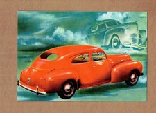 Red 1940 Dodge 2-Door Postcard picture