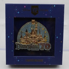 C2 Disney DLR LR Pin Disneyland 70th Anniversary Mini Jumbo Castle VIP Tours picture