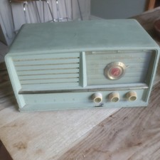 Vintage 1950 Arvin 460T Standard Broadcast Green Bakelite Tube Radio USA AS IS picture