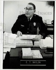 Press Photo Hollywood, Florida, acting chief of police E.T. Naylon - lra66423 picture
