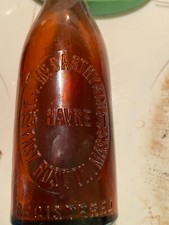 1880'S Amber Beer Bottle F.J. McCARTHY & CO. 225 Havre St. East Boston, MASS. picture