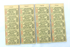 Vtg 1950s Lot NEW 4 Packs Total 180 Tickets Palisades Amusement Park Rides 5¢ picture