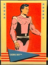 2025 Fleer Ultra Superman - Cosmic Boy - #61-10 DC Greats 3D Lenticular picture