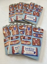 Vintage 1951 Swift's Premium Meat Advertising Calendar  scratch pad lot of 6 #U picture