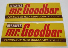 2 Vintage Hershey's Mr. Goodbar Wrappers picture