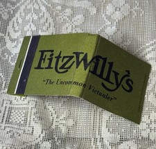 FitzWilly’s Restaurant/Bar, Northampton/ New Haven, CT, Full Unstruck Matchbook picture