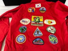 1960s BOY SCOUTS OF AMERICA Red Wool COAT JACKET picture