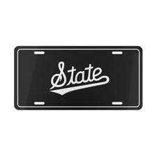 Mississippi State Bulldogs License Plate – NCAA Car Tag (Black Background) picture
