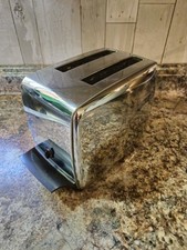 Vintage ToastMaster Super Deluxe Automatic Pop Up Toaster Model 1B16 Tested picture