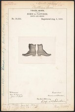 1890 Bemis Fletcher Waverly School Shoe Boots Shoes Trademark Registration picture