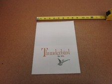 1961 Ford Thunderbird sales brochure ORIGINAL 8 page folder literature picture