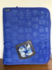 Vintage 1997 Stuart Hall Looney Tunes Blues School Strap Binder, Blue Color picture