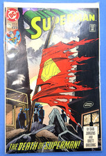 DC Comics Superman #75 NM The Death of Superman 1993 1st Print Sealed & Boarded picture