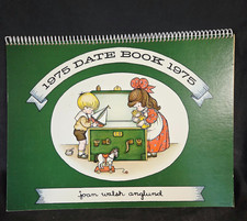 Vintage Joan Walsh Anglund 1975 Date Book Calendar Frameable Art 12x9 Unused picture