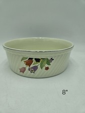 Vintage Hall Crocus Fluted Baker Casserole Baking Dish 1930s picture