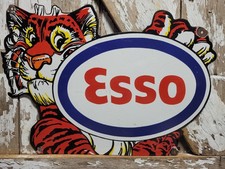 VINTAGE ESSO PORCELAIN SIGN RARE 23
