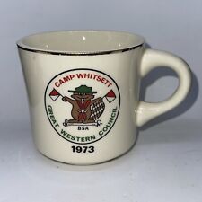 BSA Boy Scouts Of America Camp Whitsett  Great Western Council 1973 Coffee Mug picture