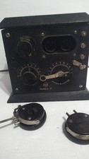 Antique Battery 1920's RCA RADIOLA III With Rare Original Case Tube Radio picture