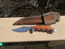 Vintage J.A.Henckels Friodur hunting knife with scabbard picture