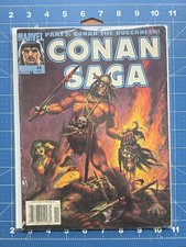 Conan Saga #44 Marvel Comics Magazine 1990 picture
