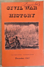 CIVIL WAR HISTORY, ILLUSTRATED COVER, DECEMBER 1962. picture