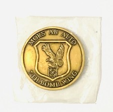 USAF 7th Bomb Wing Challenge Coin Tarrant Field Carswell AFB 1942-1993 Mors AB picture