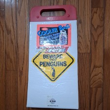 Bud Ice  Cooler Bag 1997 Beware the Penguins Official Anheuser-Busch Promo Beer  picture