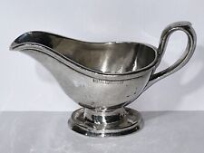 Hotel Lombardy Gravy Sauce Boat Silver Solder L. Barth & Sons Hotel Sauce Boat picture