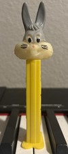 Vintage 1978 Bugs Bunny PEZ Dispenser Yellow Stem Warner Bros Hungary CUTE picture
