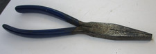 Vintage Craftsman Duckbill Duck Bill Wide Nose Pliers Blue Grip USA picture