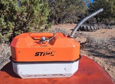 Vintage Stihl Blitz 1 Gal. Gas Can With Spout / Tool Box chainsaw-USED picture