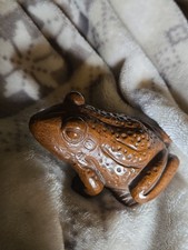 Vintage Red Mill MFG Handcrafted Resin Frog Figurine  picture
