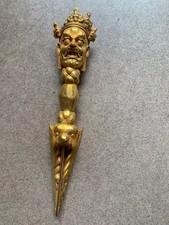 Tibetan Bronze Gold-Plated Hand Made *Hayagriva* Buddhist Artifact picture