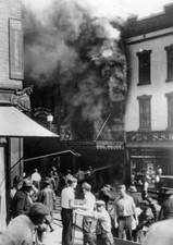 Explosion in the business center Newburg New York 1930 Old Historic Photo picture