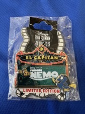 DISNEY DSF EL CAPITAN FINDING NEMO,  NEMO AND DORY MARQUEE PIN picture