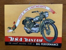 BSA Bantam Postcard  - Great Condition picture