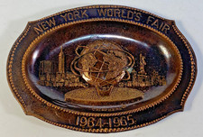 Vintage 1964 -1965 New York World's Fair Unisphere Tray Souvenir by US Steel picture
