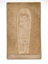 c1870s Young Child/Toddler Post Mortem Coffin CDV Photo | Some ID Info St. Louis picture