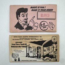 Vintage Magic Tricks - Sealed Envelopes 70s/80s - “Vanishing Heads” & “Blanco” picture