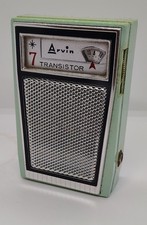 Arvin Transistor Radio Nice Model 61R35 Ice Blue 👉 Video👈 picture