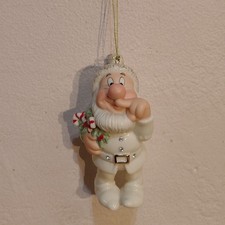Vtg Lenox Disney Showcase A SNEEZY SORT OF CHRISTMAS Ornament Snow White Dwarf picture