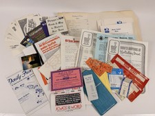 Vintage Puerto Rico San Juan Travel Ephemera Lot Maps Menus Tickets Brochures picture