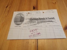 3 Graphic Billheads Boston 1895-1909 Chatman Kendal Marton Hall Wilson Larrabee picture