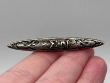 Antique Sigma Nu Fraternity Sterling Silver Pin Brooch by R Blackinton Co picture