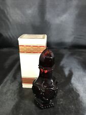 AVON THE 1876 CAPE COD RUBY RED COLLECTION SALT SHAKER - NEW picture