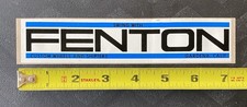 Fenton Custom Wheels & Shifters - Original Vintage 1970's Racing Decal/Sticker picture