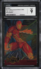 1995 Marvel Metal Inaugural Edition IRONMAN METAL BLASTERS #7 CGC 9 MINT LOW POP picture