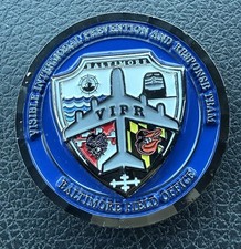 FAM Federal Air Marshal VIPR Visible Prevention & Response Team Challenge Coin picture