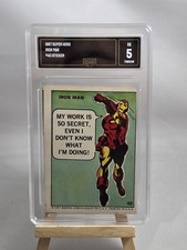 Vintage 1967 Philadelphia Gum Marvel Comic Super Hero Sticker Iron Man #40 picture