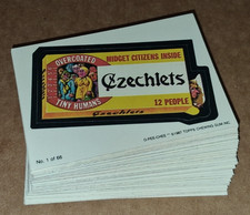 1987 O-Pee-Chee Wacky Packages Complete Set #1-66 OPC Canada Edition RARE picture